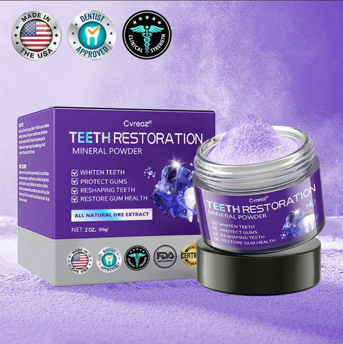 【Official Flagship Store】Cvreoz®TeethRestoration Mineral Powder(👩🔬✅ Tested, Trusted, and Dentist-Recommended) (🎁🎁Flash Sale - Don’t Miss Out)🦷🦷