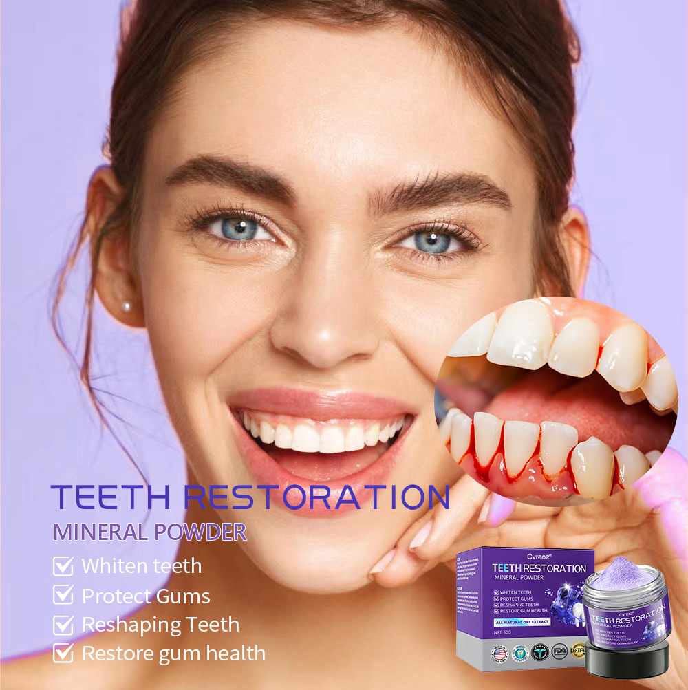 【Official Flagship Store】Cvreoz®TeethRestoration Mineral Powder(👩🔬✅ Tested, Trusted, and Dentist-Recommended) (🎁🎁Flash Sale - Don’t Miss Out)🦷🦷