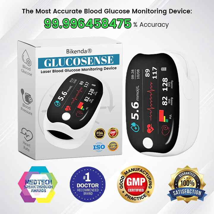 Bikenda® GlucoSense Laser Blood Glucose Monitoring Device ( UK )
